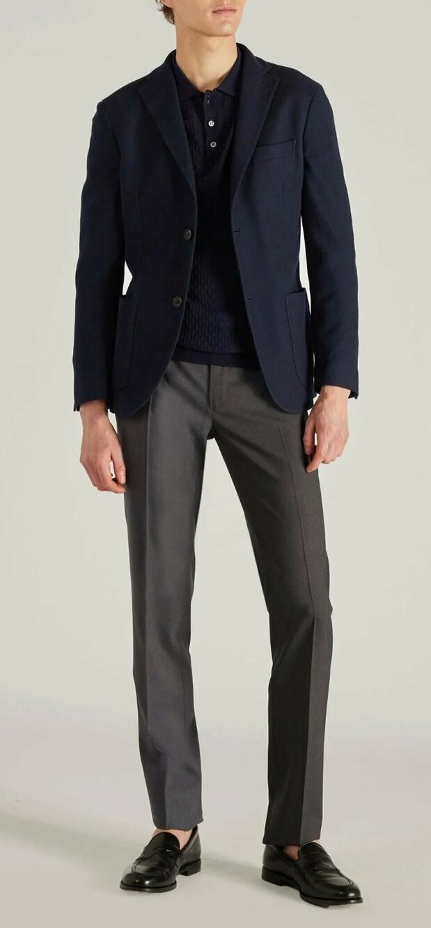SLOWEAR - MONTEDORO JACKET / DARK BLUE / size IT46 , US 36R